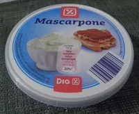 Mängden socker i Mascarpone (42% MG) - 250 g - Dia