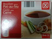 Mängden socker i Bouillon saveur Pot-au-feu
