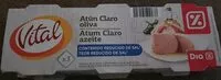 Mängden socker i Atùn claro en acete de oliva