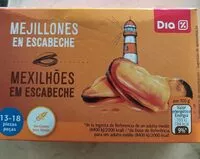 Mängden socker i Mejillones en escabeche