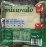 Mängden socker i Queso Semi curado