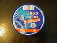 Mängden socker i Thon au Naturel (Albacore)