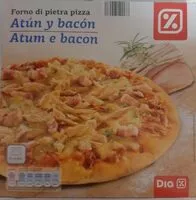 Mängden socker i Pizza de atún y bacón