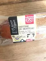 Mängden socker i Saucisse de morteau