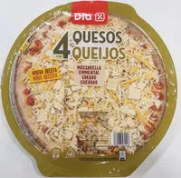 Mängden socker i Pizza 4 quesos