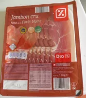 Mängden socker i Jambon cru fumé de la Forêt Noire Dia