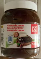 Mängden socker i Pâte à tartiner