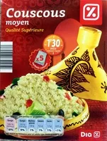 Mängden socker i Couscous moyen