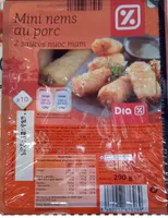 Mängden socker i Mini nems au porc (x 10)