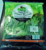 Mängden socker i Salade de Jeunes Pousses