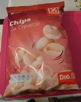 Mängden socker i Chips à la Crevette