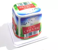 Mängden socker i Fromage pur chèvre