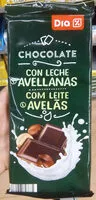 Mängden socker i Tableta de chocolate con leche y avellanas