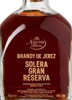 Mängden socker i Brandy solera gran reserva de jerez