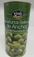 Mängden socker i Aceitunas rellenas de anchoa