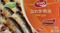 Mängden socker i Sardinillas en escabeche