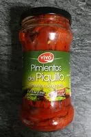 Mängden socker i Pimientos del piquillo