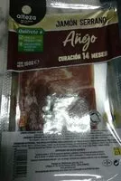 Mängden socker i Jamón serrano añejo 14 meses