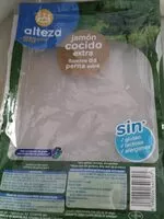 Mängden socker i Jamón cocido extra