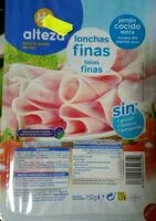 Mängden socker i Jamon cocido