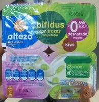 Mängden socker i Bífidus con trozos Kiwi