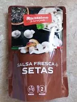 Mängden socker i Salsa fresca de setas
