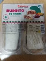 Mängden socker i Burrito de carne