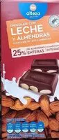 Mängden socker i CHOCOLATE CON LECHE Y ALMENDRAS