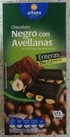 Mängden socker i Chocolate negro con avellanas