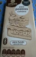 Mängden socker i Chocolate negro para postres culinaria