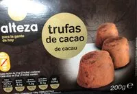 Mängden socker i Trufas de cacao