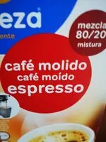 Mängden socker i Café molido mezcla