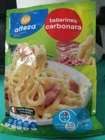 Mängden socker i Tallarines carbonara