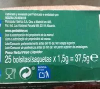 Mängden socker i Te Verde