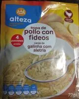 Mängden socker i Sopa de pollo con fideos