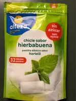 Mängden socker i Chicle sabor hierbabuena