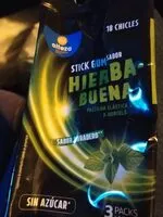 Mängden socker i Chicles hierba buena