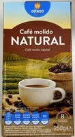 Mängden socker i Café molido natural
