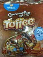Mängden socker i Caramelos toffee