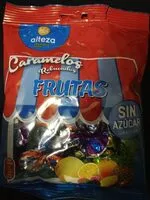 Mängden socker i Caramelos frutas