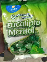 Mängden socker i Caramelos Eucalipto Mentol