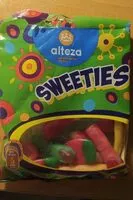 Mängden socker i sweeties