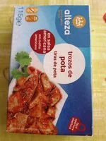 Mängden socker i Trozos de pota (en salsa americana)