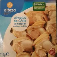 Mängden socker i Almejas de Chile al natural