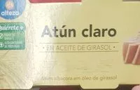 Mängden socker i Atún claro aceite girasol