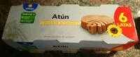Mängden socker i Atun el lata en aceite girasol