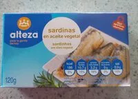 Mängden socker i Sardinas en aceite vegetal