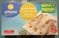 Mängden socker i Sardinillas en aceite de girasol