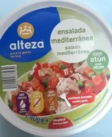 Mängden socker i Ensalada mediterranea con atún