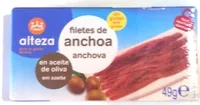 Mängden socker i Filetes de anchoa en aceite de oliva